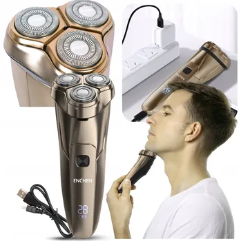 Holicí strojek Holicí Strojek pro muže Enchen Steel 3S Zastřihovač na 150 minut provozu Stříbrný