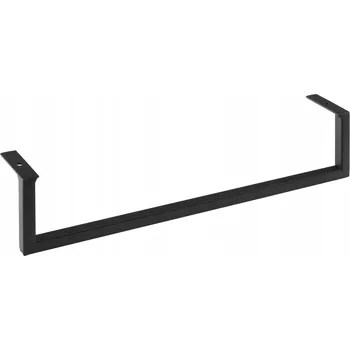 Věšák HANG věšák na ručníky pod umyvadlo 460x98mm, černý mat