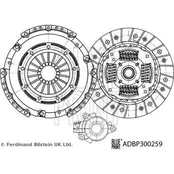 Spojková sada Sada spojky BLUE PRINT ADBP300259