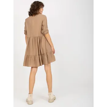 Dámské šaty Šaty EM SK 004.06 tmavě lila S/M