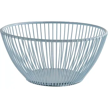 chlebník APS Svart Koš, výška: 80 mm, ø: 175 mm, jemně modrý