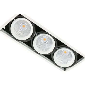 ITALUX GL7108-3/3X18W 4000K WH+BL LED podhledové stropní světlo VERTICO TRIPLE, 54W, denní bílá