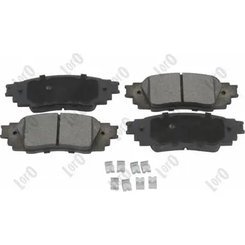 Brzdová destička Sada brzdových destiček, vždy 4 kusy v sadě ABAKUS 231-02-142