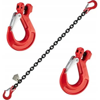 Upínací popruh Řetěz s háky pro upevnění nákladů (4T) LC 40kN L-10m