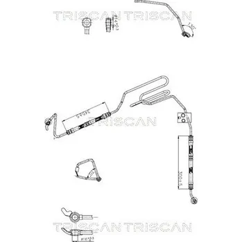 Čep řízení Hydraulická hadice, řízení TRISCAN 8516 29043