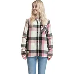 košile Meatfly Dora Premium LS - Pink/Brown M