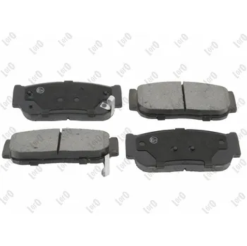 Brzdová destička Sada brzdových destiček, vždy 4 kusy v sadě ABAKUS 231-02-147