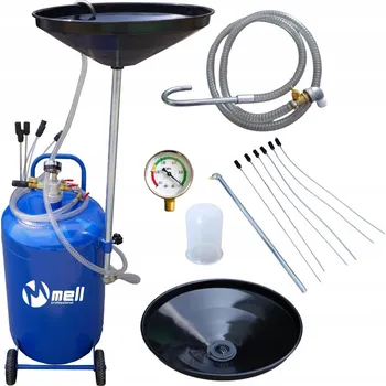 Mobilní odsávačka oleje s vanou 90L pro dílny - MELL PRO