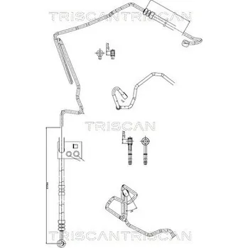 Čep řízení Hydraulická hadice, řízení TRISCAN 8516 29006
