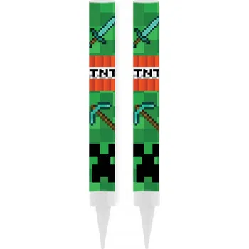 Dortová svíčka Dortová fontána Congee dortový ohňostroj Pixels 12 cm 2 ks