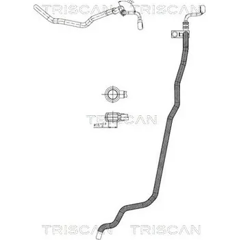 Čep řízení Hydraulická hadice, řízení TRISCAN 8516 29089