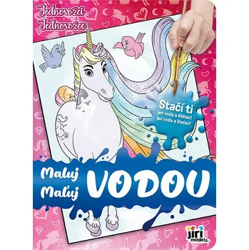 omalovánky JModels Omalovánky A4 maluj vodou Jednorožci