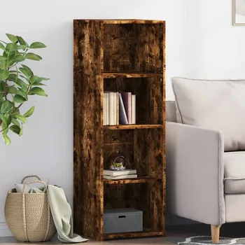 Příborník do zásuvky vidaXL Skříň highboard 40 x 41 x 124 cm kompozitní dřevo [846389] Barva: kouřový dub