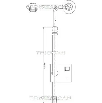 Čep řízení Hydraulická hadice, řízení TRISCAN 8516 29030