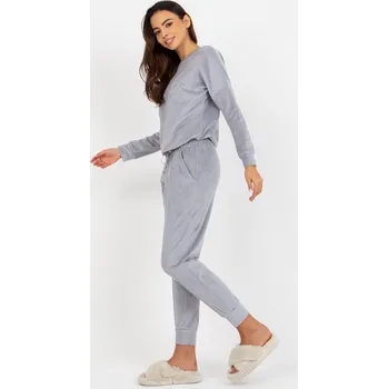 Pánské pyžamo Pyžamo BR PI 9125 šedé XL