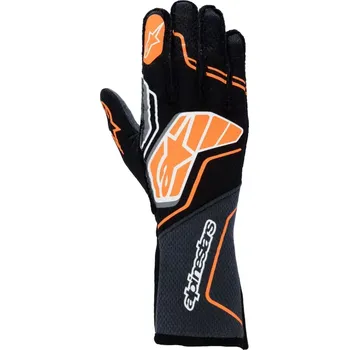 Moto rukavice Rukavice Alpinestars Tech 1 ZX V4 Černá / Oranžová XXL