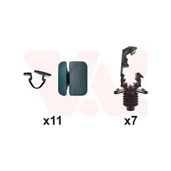 Kapota Montážní sada, víko motoru VAN WEZEL 1949797