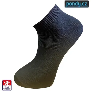 Pánské ponožky Ponožky snížené elastické pánské 45-47 černá