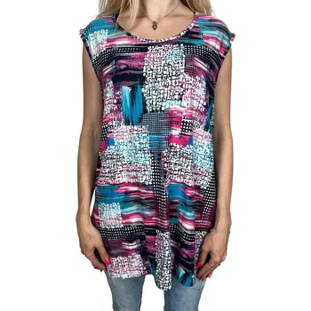 Dunaone Dámské nadměrné tílko PAULA Barva: Růžová, Velikost: 6XL