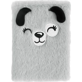 Blok Plyšový blok - Šedivý pejsek