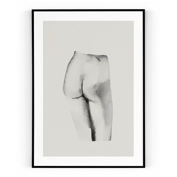 Plakát Plakát / Obraz Body Pololesklý saténový papír S bílým okrajem A4 - 21 x 29,7 cm