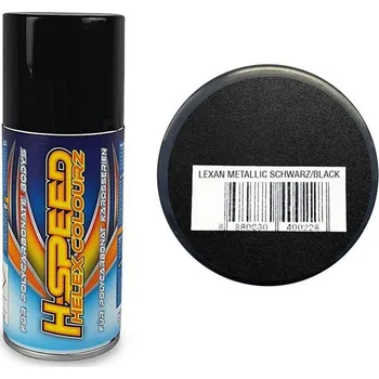 Barva ve spreji H-Speed (HSPS027) H-Speed barva ve spreji 150ml (metalická černá)