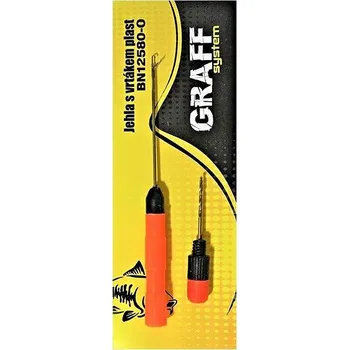 Graff Jehla s vrtákem plast Oranžová 2 ks