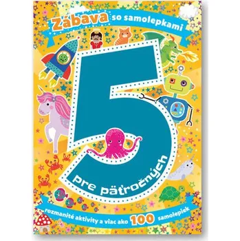 Cizí jazyk Zábava so samolepkami pre päťročných