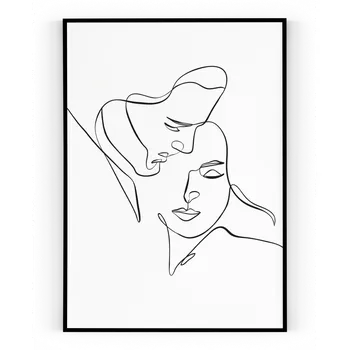 Plakát Plakát / Obraz Tvář Pololesklý saténový papír A4 - 21 x 29,7 cm