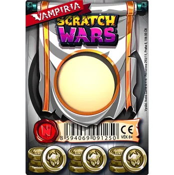 Sběratelská karetní hra Scratch Wars - Individuální karta zbraně Vampiria