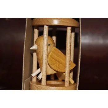 Hlavolam Pták v kleci žlutý