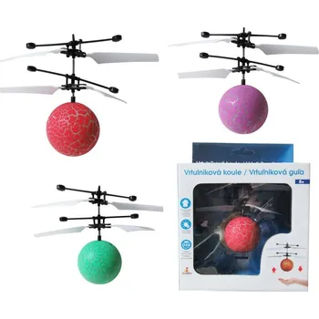 plyšák Vrtulníková koule s LED