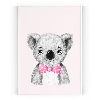 Plakát Plakát / Obraz Koala A4 - 21 x 29,7 cm Tiskové plátno