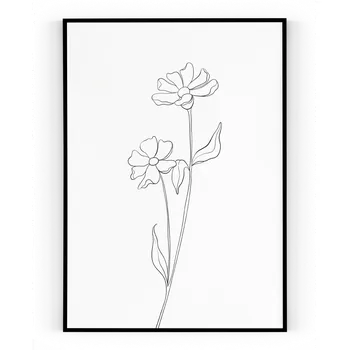 Plakát Plakát / Obraz Květina Pololesklý saténový papír A4 - 21 x 29,7 cm