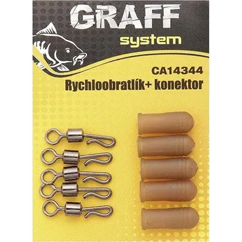 Graff Rychloobratlík + konektor 2 × 5 ks Hnědá