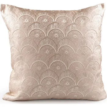 Povlak na polštářek Povlak na polštář vyšívaný 45x45 cm Varianta: 1 béžová světlá, Balení: 2 ks