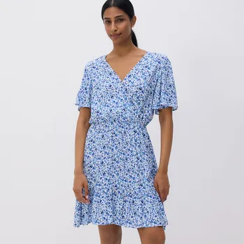 Dámské šaty Reserved - Šaty z viskózy - modrá - 6675B-55X - 6675B-55X-XL