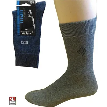 Pánské ponožky Ponožky pánské elastik melír kotníkový vzor 39-41 Mix barev