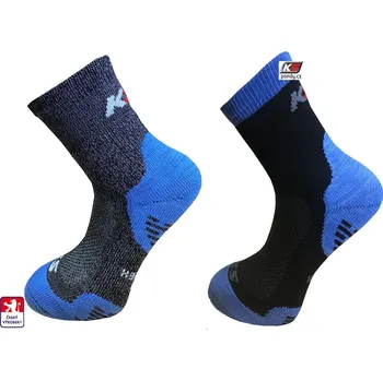 Dámské ponožky KS-RUN-2EX ponožky multisport, funkční froté chodidlo 39-41 Antracit, modrá