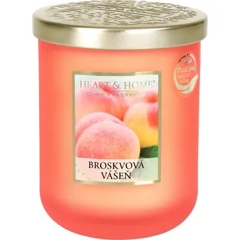 Party dekorace Albi - Velká svíčka - Broskvová vášeň (320 g)