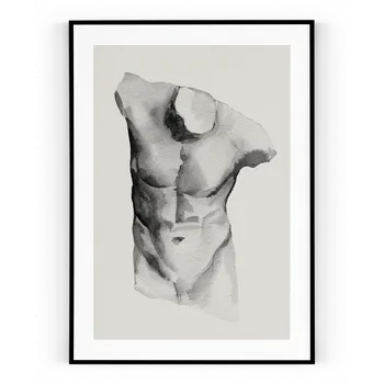 Plakát Plakát / Obraz Body Pololesklý saténový papír S bílým okrajem A4 - 21 x 29,7 cm
