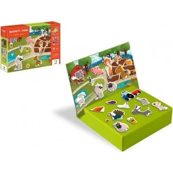 Desková hra Magnety Farma 35ks v krabici 31x22x5cm
