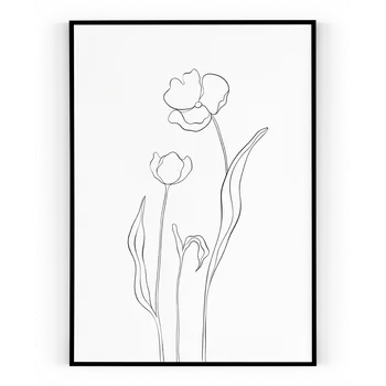 Plakát Plakát / Obraz Květina Pololesklý saténový papír A4 - 21 x 29,7 cm