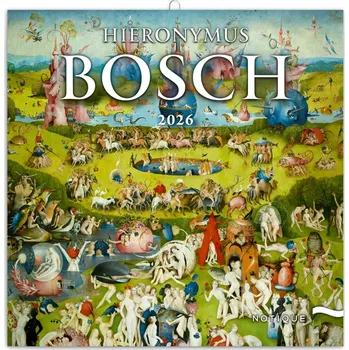 Kalendář Kalendář 2026 poznámkový: Hieronymus Bosch, 30 x 30 cm