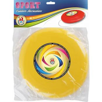 plyšák Androni Házecí disk - průměr 23 cm, žlutý