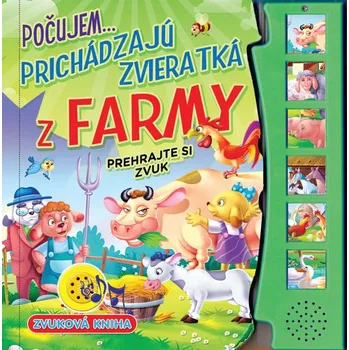 Cizojazyčná kniha Počujem...prichádzajú zvieratká z farmy