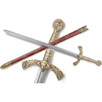 Replika zbraně Denix | Meč templářského rytíře, 12. stol., mosaz