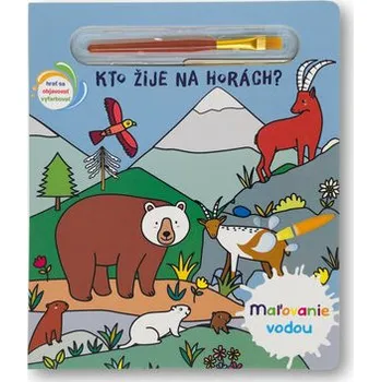 omalovánky Maľovanie vodou Kto žije na horách?