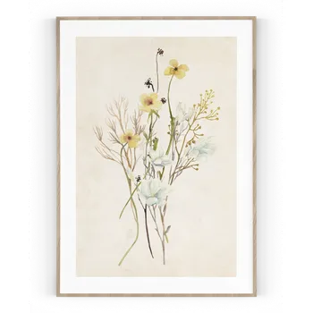 Plakát Plakát / Obraz Flowers 30 x 40 cm Pololesklý saténový papír