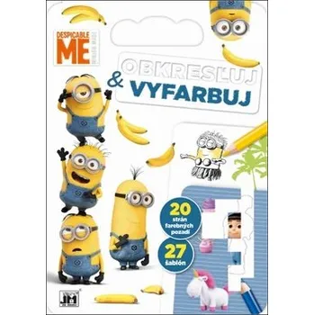 omalovánky Obkresľuj a vyfarbuj Mimoni